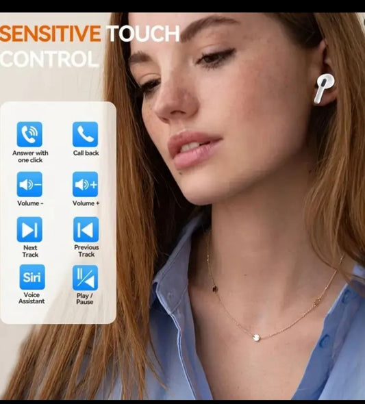 Airs pro auriculares inalámbricos TWS con ventana emergente a siri táctil
